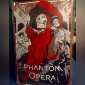 Phantom of the Opera. Tin sign.